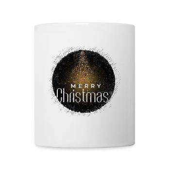 Frohe Weihnachten rund dirty | merry christmas - Tasse - Weiß - Vorne
