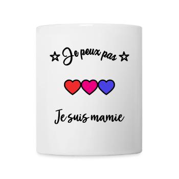 MAMIE.JE PEUX PAS - Mug blanc - blanc - Devant