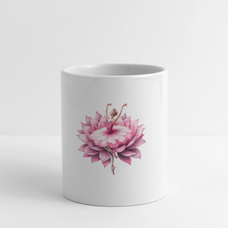 Danseuse de ballet avec tutu Mug blanc