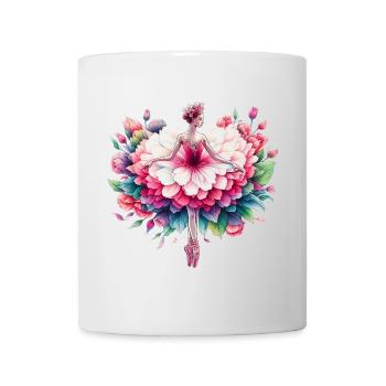 Ballet dancer with tutu - Mug - white - Front