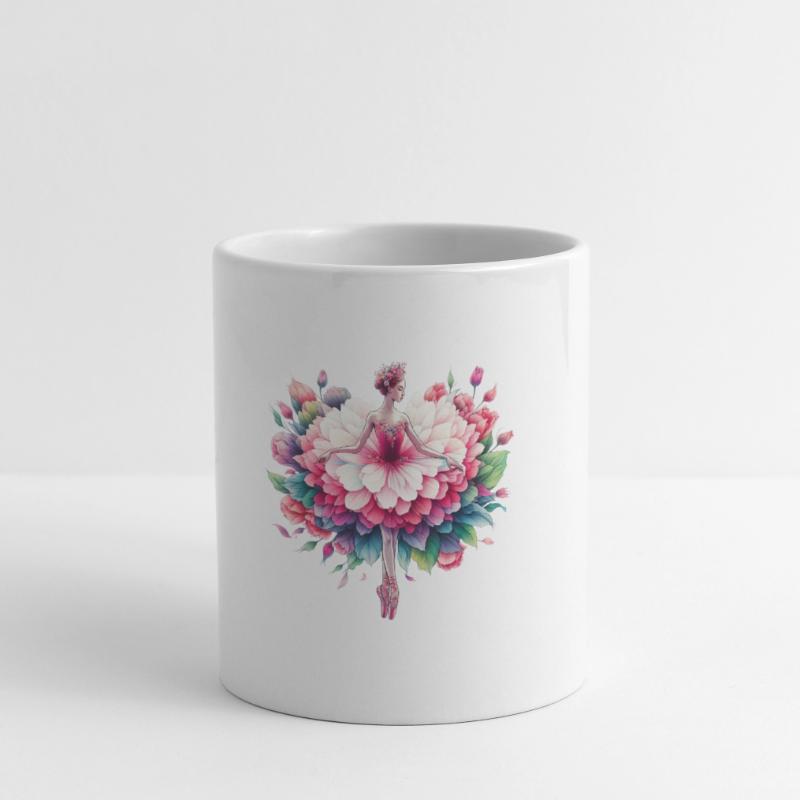 Danseuse de ballet avec tutu Mug blanc
