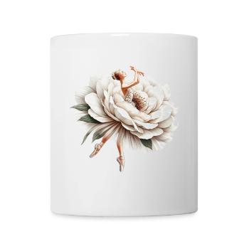 Ballet dancer with tutu - Mug - white - Front