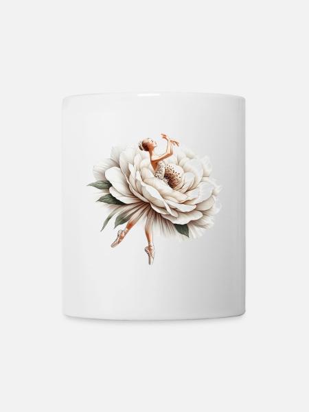Danseuse de ballet avec tutu - Mug blanc - blanc