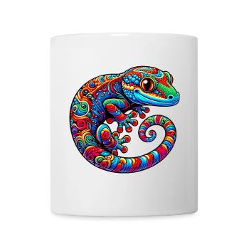 Gecko - Tasse - Weiß - Vorne