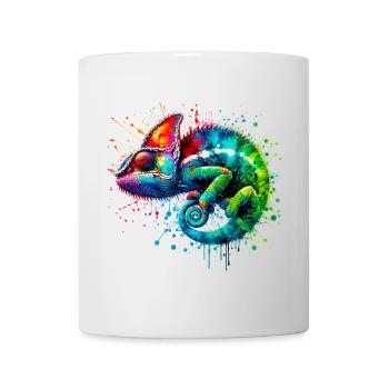 Caméléon - Mug blanc - blanc - Devant