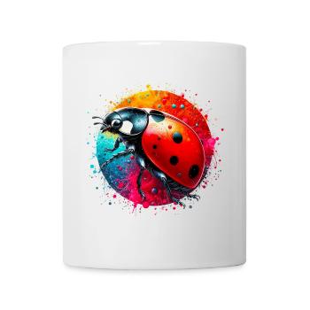 Coccinelle - Mug blanc - blanc - Devant