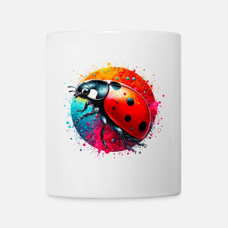 Coccinelle - Mug blanc - blanc