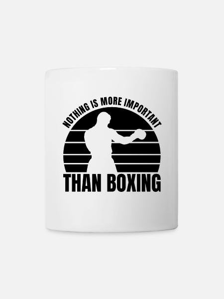 Amateurs de boxe - Mug blanc - blanc