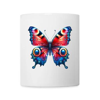 Schmetterling - Tasse - Weiß - Vorne
