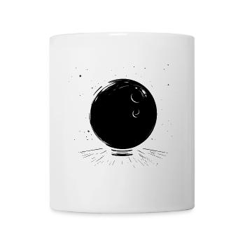 Graphiques de bowling - Mug blanc - blanc - Devant