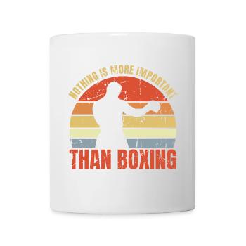 Nothing Is More Important Than Boxing - Tasse - Weiß - Vorne
