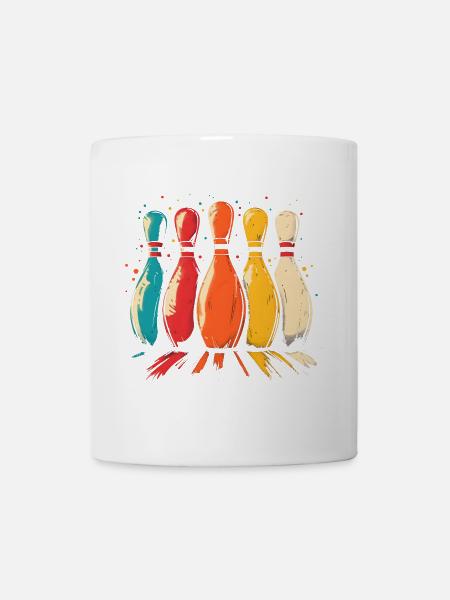 Kegeln - Tasse - Weiß