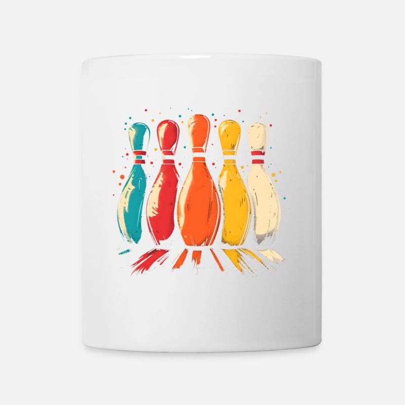 Kegeln - Tasse - Weiß