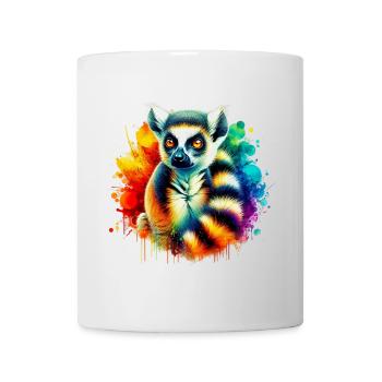 Lemur - Tasse - Weiß - Vorne