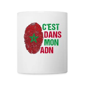 C' est dans mon adn Maroc cadeau marocain fier - Mug blanc - blanc - Devant