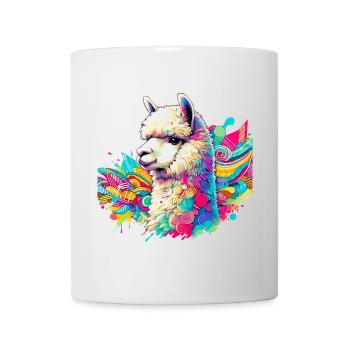 Alpaka - Tasse - Weiß - Vorne