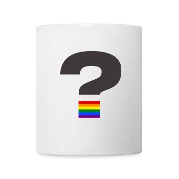 Pride Question Mark Graphic - Mug - white - Front