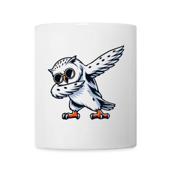Harfang des neiges cool Dabbing Pose - Mug blanc - blanc - Devant
