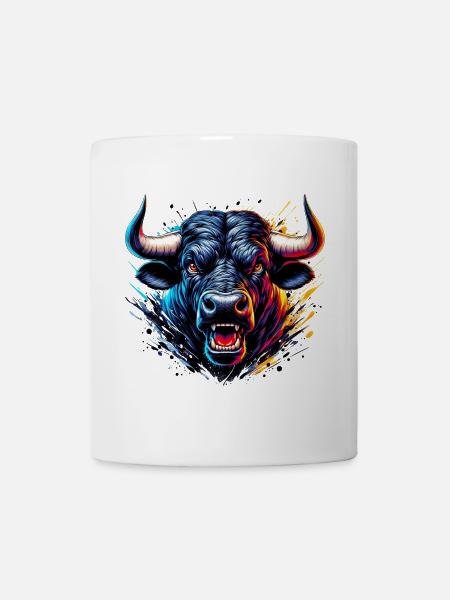Bull - Mug - white