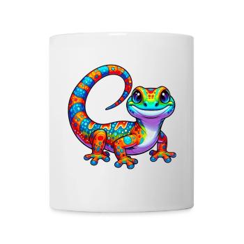 Gecko - Tasse - Weiß - Vorne