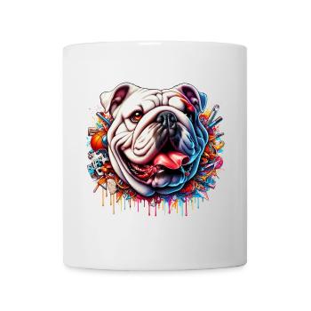 English Bulldog Dog - Mug - white - Front