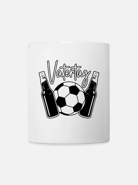 Vatertag Fußball - Tasse - Weiß