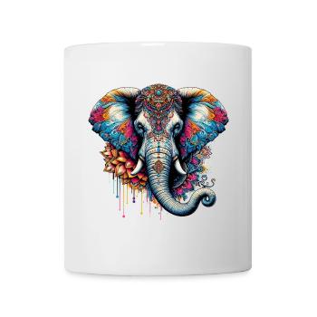 Éléphant - Mug blanc - blanc - Devant