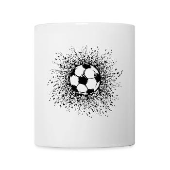 Fußball Sonne Explosion Fußballer Team Symbol icon - Tasse - Weiß - Vorne
