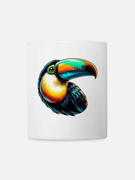 Tukan - Tasse - Weiß