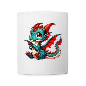 Dragon - Mug blanc - blanc - Devant