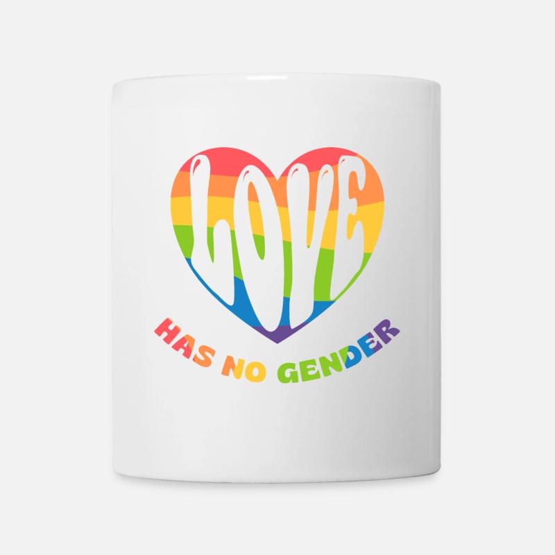 Love has no gender - Tasse - Weiß