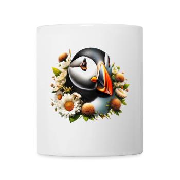Papageitaucher - Tasse - Weiß - Vorne