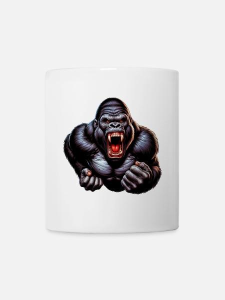 Gorilla - Tasse - Weiß