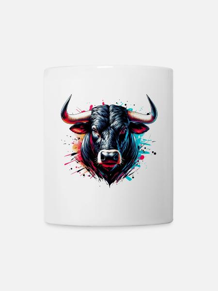 Taureau - Mug blanc - blanc