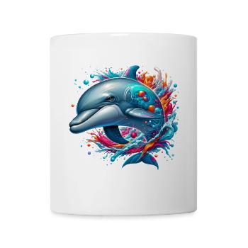 Delfin - Tasse - Weiß - Vorne