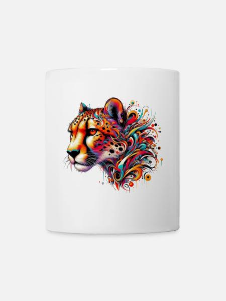 Gepard - Tasse - Weiß