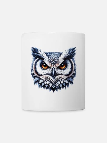 Eule - Tasse - Weiß