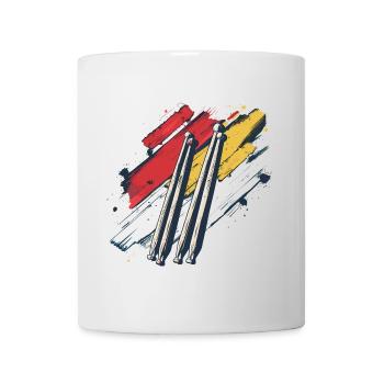 Graphique des baguettes - Mug blanc - blanc - Devant