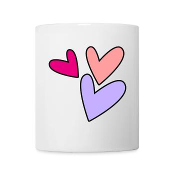 MOTHER'S DAY. HEART. HAPPY BIRTHDAY. MOM - Mug - white - Front