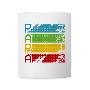 Retro Gamers Pixel Multicolor - Tasse - Weiß - Vorne