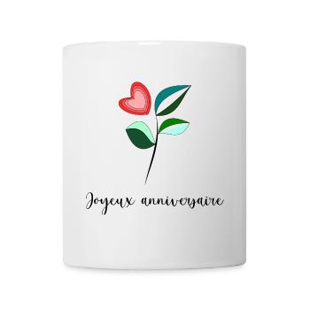 ALLES GUTE ZUM GEBURTSTAG. ALLES GUTE ZUM GEBURTSTAG. JAHRESTAG. - Tasse - Weiß - Vorne