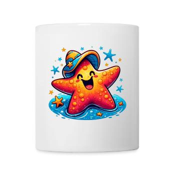 Seestern - Tasse - Weiß - Vorne