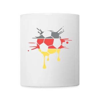 Soccer Germany Drop Team Ball Logo - Mug - white - Front