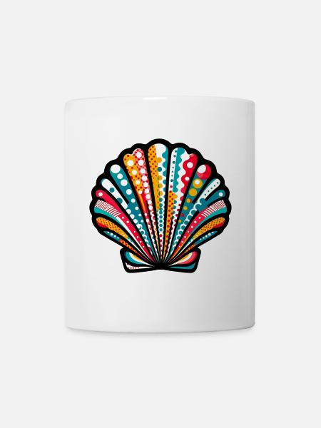 Coquille - Mug blanc - blanc
