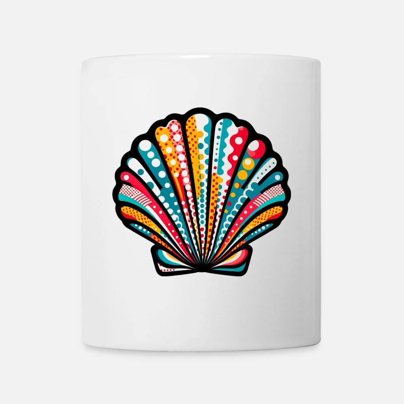 Coquille - Mug blanc - blanc