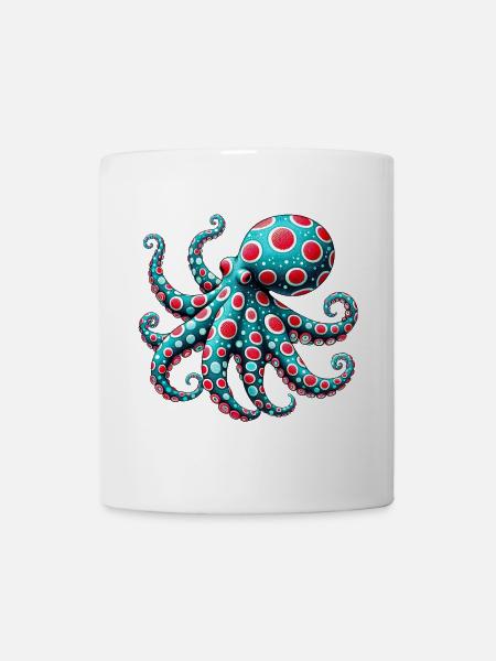 Pieuvre - Mug blanc - blanc