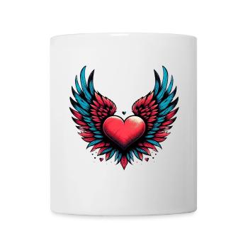 Heart with Wings - Mug - white - Front