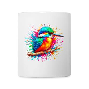Martin-pêcheur - Mug blanc - blanc - Devant