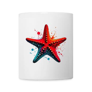 Seestern - Tasse - Weiß - Vorne
