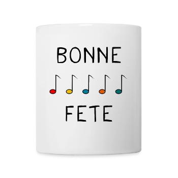 DAD. FATHER'S DAY. HAPPY FATHER'S DAY. HAPPY BIRTHDAY. - Mug - white - Front